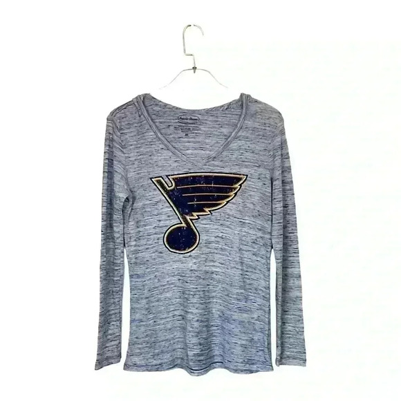 Majestic Threads St Louis Blues Women's Hoodie SIZE-MEDIUM - Picture 1 of 4